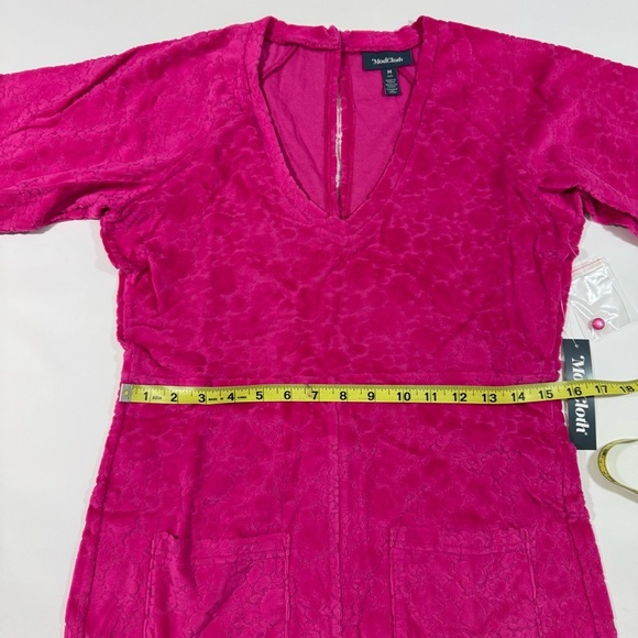 New ModCloth Beach Chaser Velour Romper Sweet Berry - Picture 8 of 10